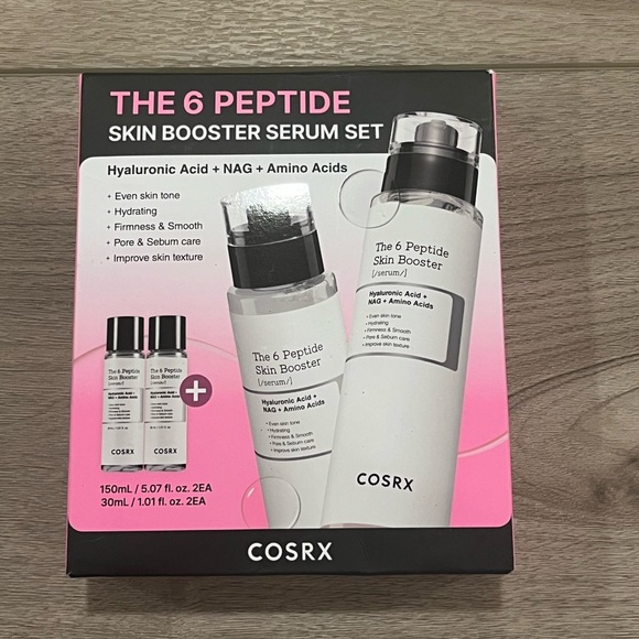 COSRX 6x Peptide Collagen Booster Toner Serum Set 5.07 fl oz + 1.01 fl oz - Picture 1 of 3